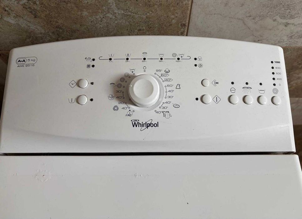 Masina de spalat cu Incarcare Verticala Whirlpool AWE 6516