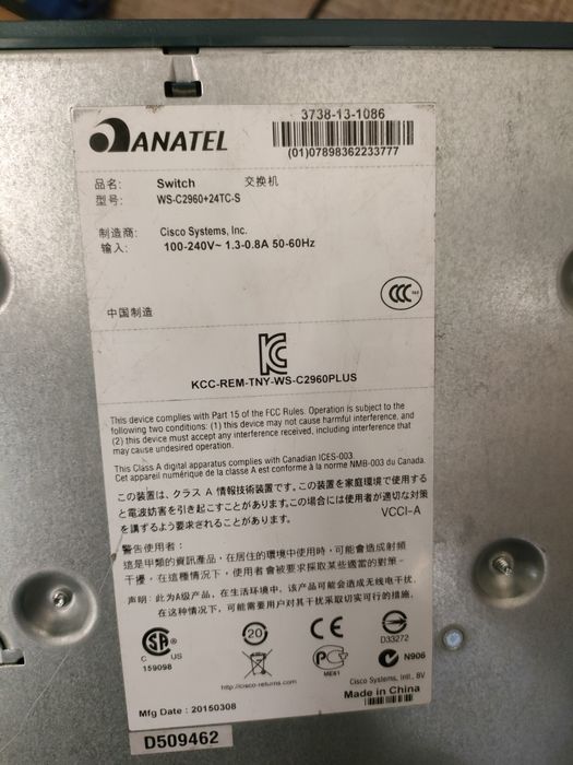 Кoммутaтoр Cisco Catalyst 2960+