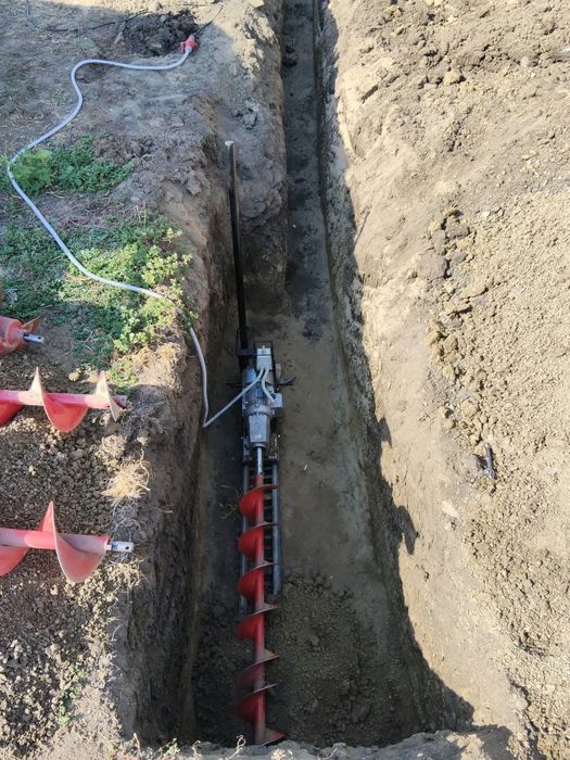 Execut subtraversări, foraj orizontal