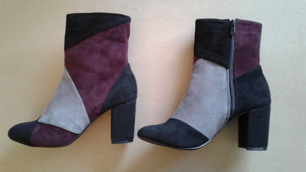 Дамски боти естествен велур "Glamorous"