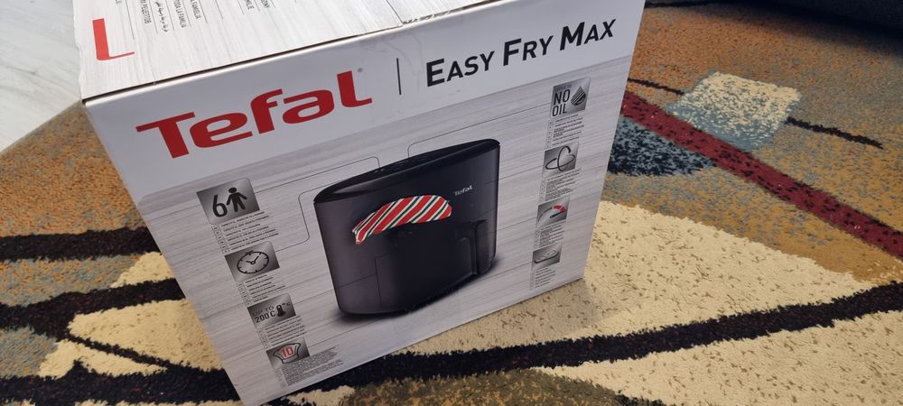 Friteuza cu aer cald TEFAL Easy Fry Max, 1kg, 5l, 1500W. Sigilata