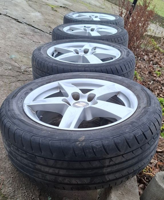 Сеат оргинални джанти 5 112 16 ЕТ33 с гуми