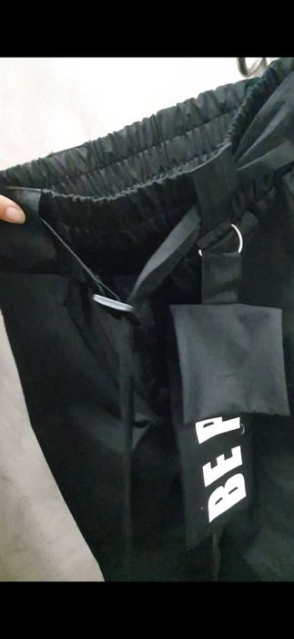 Черен cargo панталон с ниско дъно и широки крачоли  –Pause Jeans - размер XS – 30 €