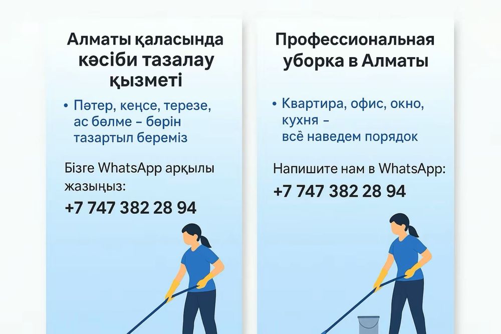 Уборка для дома, коттеджей И офисей
