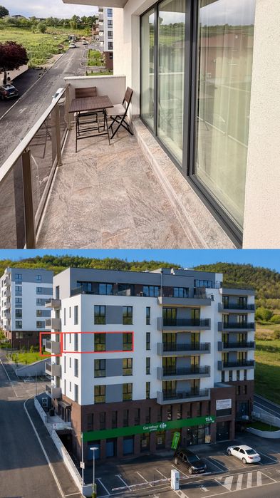 Apartament 3 camere 80 mp - Bloc nou - Etaj 2 cu lift - Parcare subterana - Panoramic Teilor - Floresti
