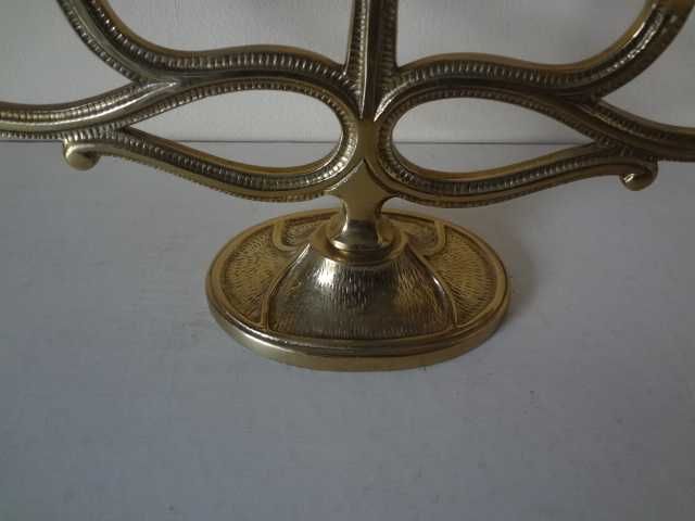 Месингов свещник за 5 бр. свещи от Италия