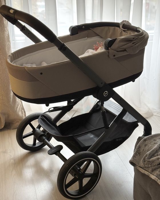 Cybex balios s lux 2024 almond beige 2в1