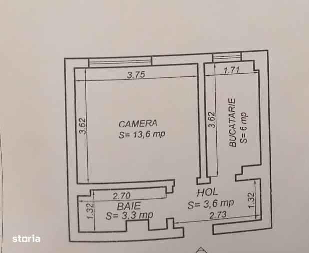 Garsoniera de vanzare - Scoala nr. 8, parter