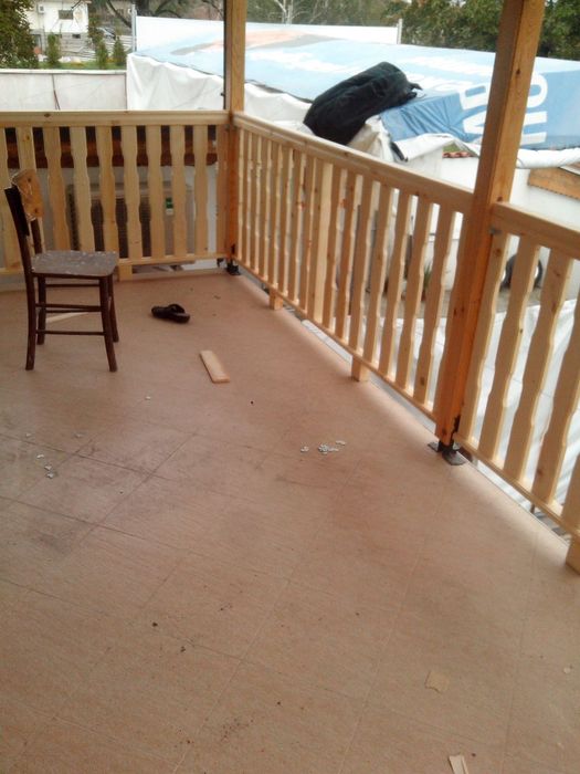 Дървен парапет по размер