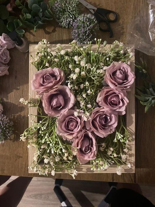 Cadou inedit tablou flori personalizat handmade