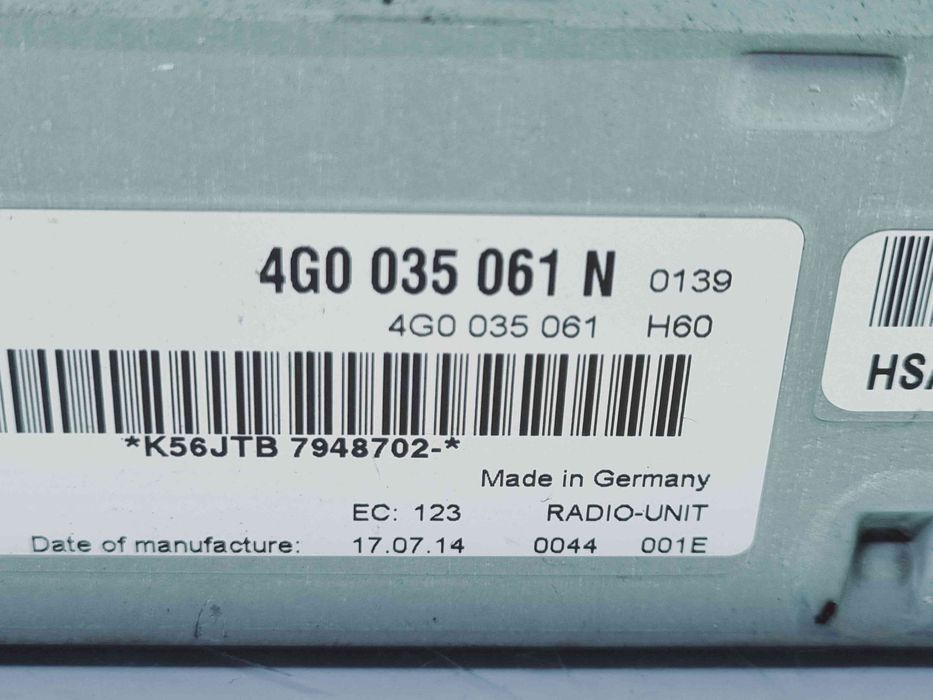 Unitate navigatie Audi A5 Sportback (8TA) [Fabr 2009-2015] 4G0035061