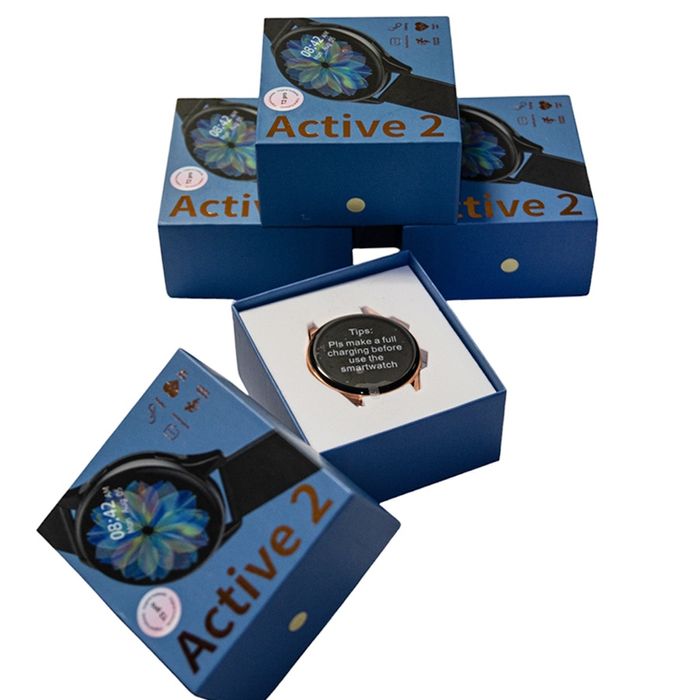 Елегантен дамски смарт часовник Android IOS G35 в розов цвят