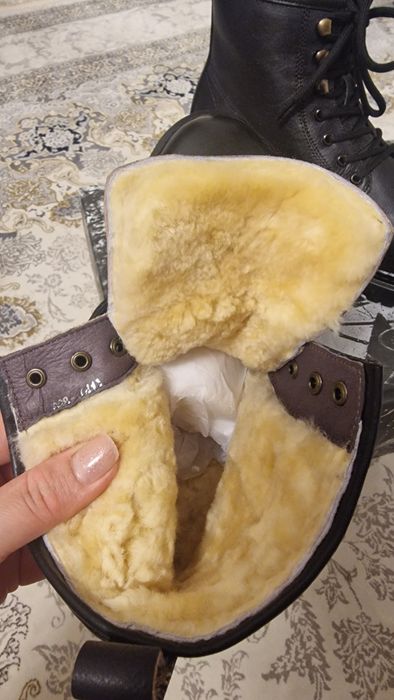 Сапоги из натуральный кожи