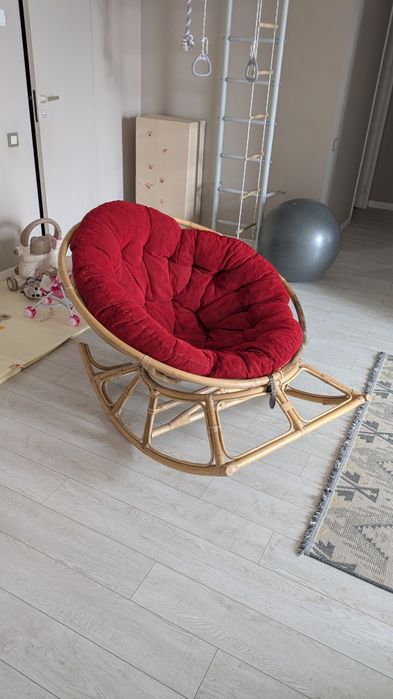 Ротанговое кресло-качалка