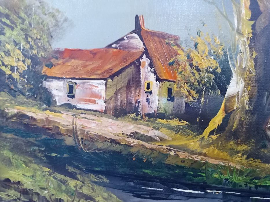 Авторски маслен пейзаж от Германия