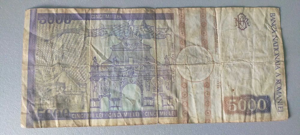 Bancnote vechi 500 1000 5000 10000 Lei