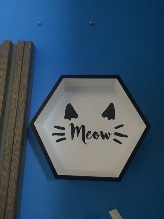 Rafturi etajere camera copil fantezie "cap pisica "