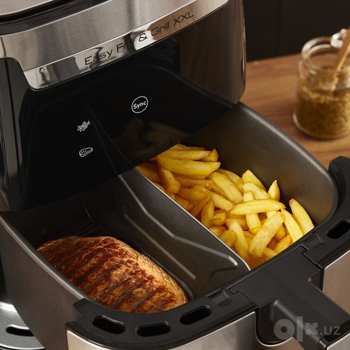 Аэрофритюрница Tefal EY801D, 6,5 л, 1650 Вт