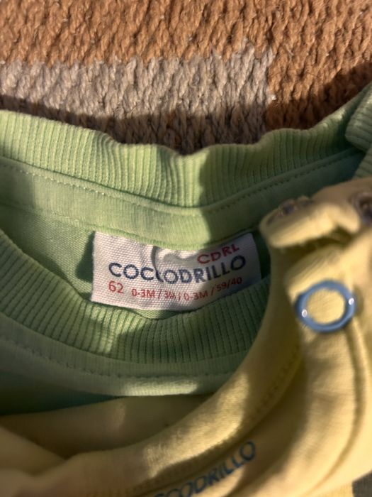 Set body 2 buc Cocodrillo 3 luni mar 62 maneca scurta