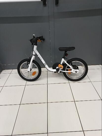 Bicicleta alb 14 - produs resigilat - (SecondHand) Decathlon