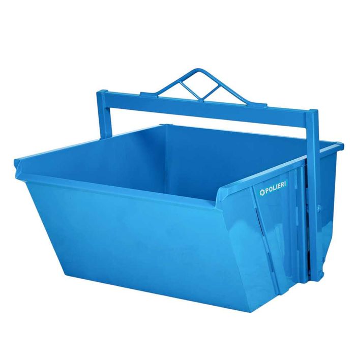 Bena - haba cu autodescarcare de 1000 l Polieri 6380 lei +tva , autobasculanta pentru moloz , deseuri pentru macara, furca macara pt paleti Boscaro,