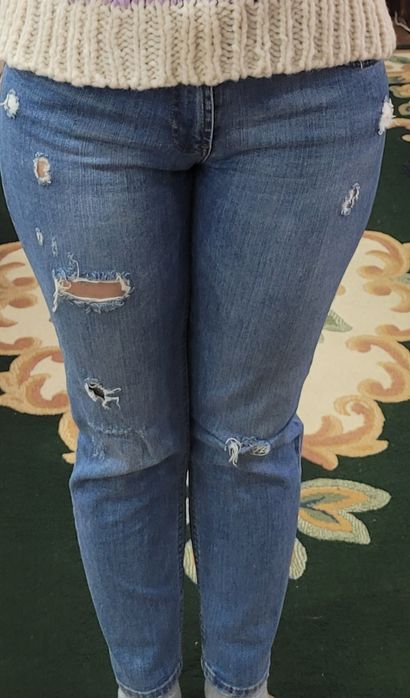 Jeans answear albastru