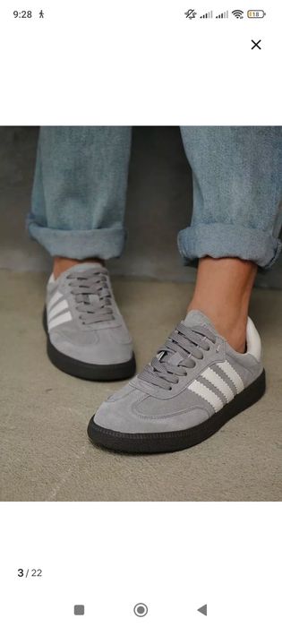 Продам кожаные кеды/кроссовки