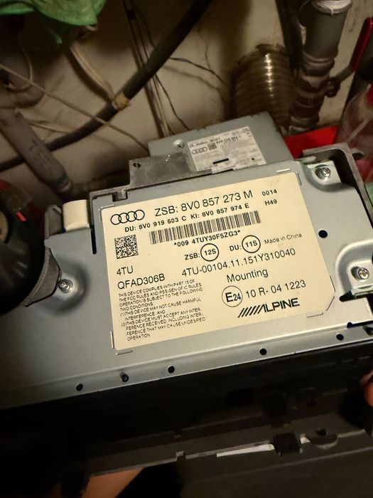 Навигация + екран MMI MSTD от Audi S3/A3 8V