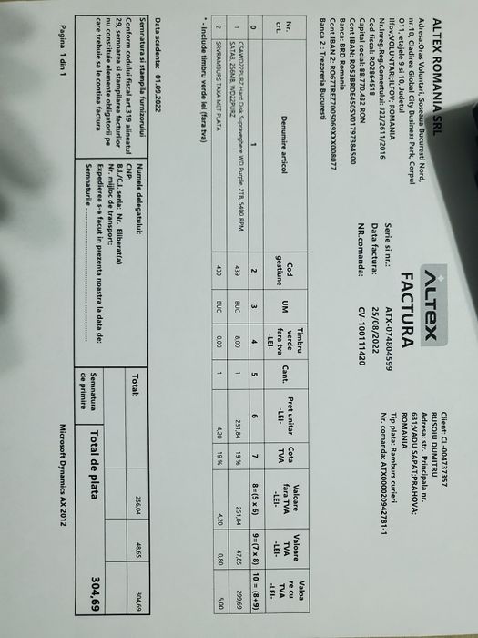 Hard-disk WD PURPLE NOU,HDD 2TB camere supraveghere