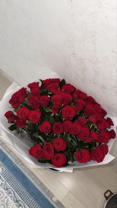 Цветы Роза 51 шт