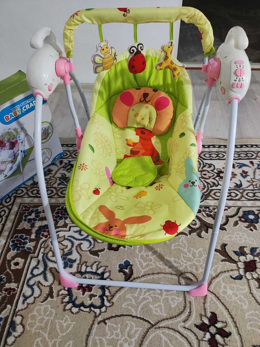 Детская электрокачеля-шезлонг модели Adle Baby Cradle