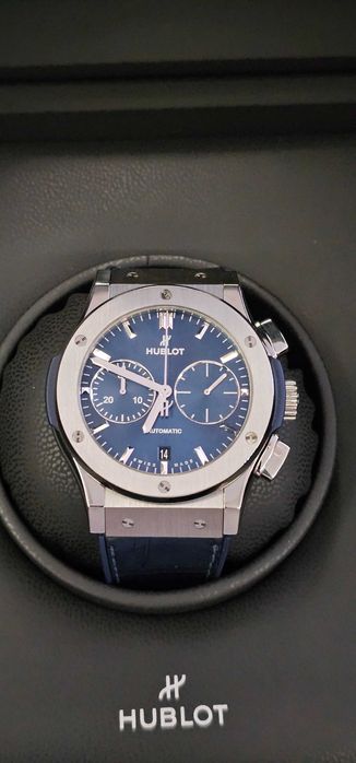 Hublot Classic Fusuion Chronograph Titanium Blue