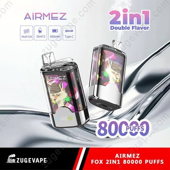 Vape 80.000 Puffs 2 Arome Airmez Reincarcabil Calitate