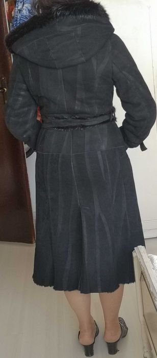 Палто от агнешка кожа