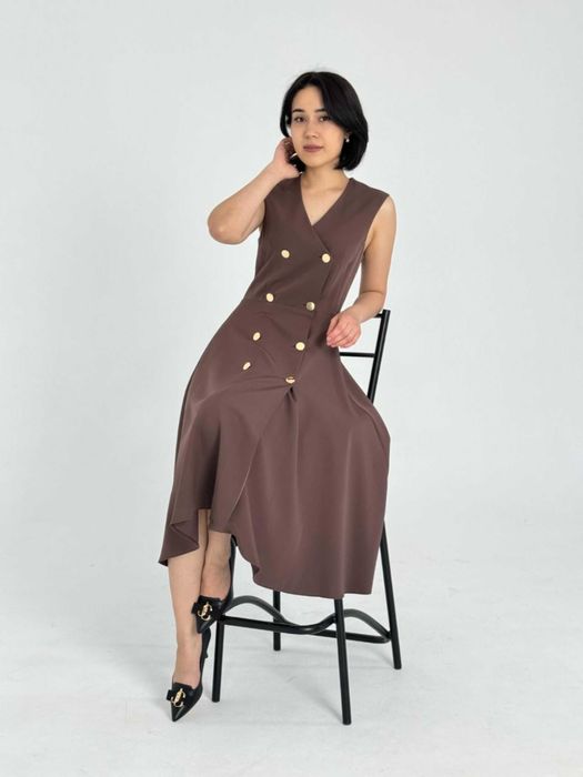 Платье женское, на запах, повседневное, вечернее, миди хлопок, Турция