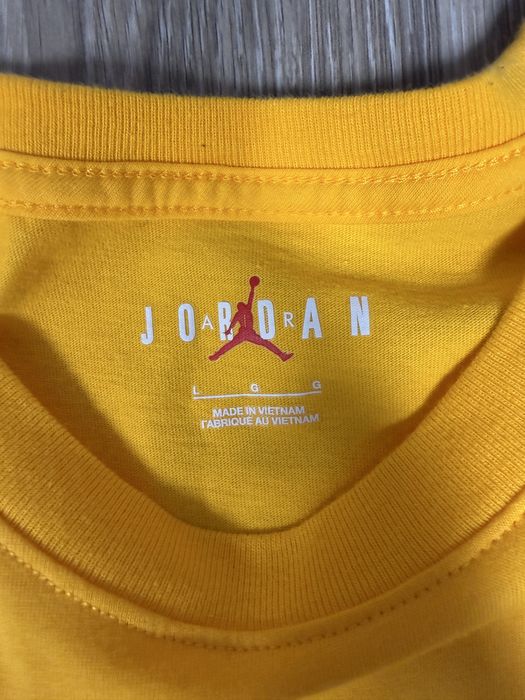 Tricou Jordan Galben