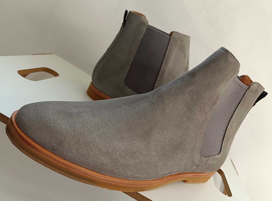 Ghete chelsea 39 40 41 42 43 44 suede premium Strellson NOI piele nat.