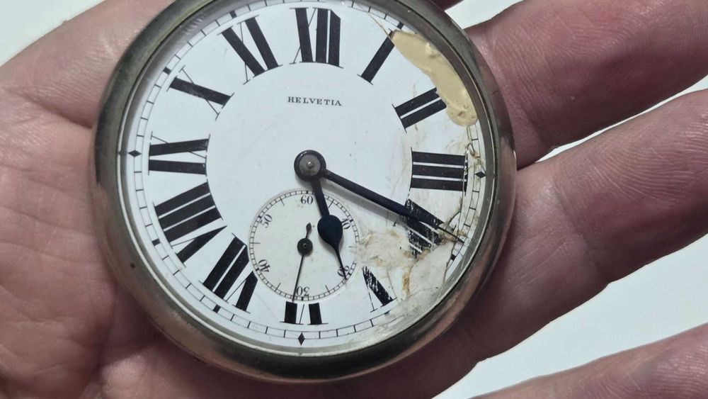 Ceas vintage de buzunar Helvetia