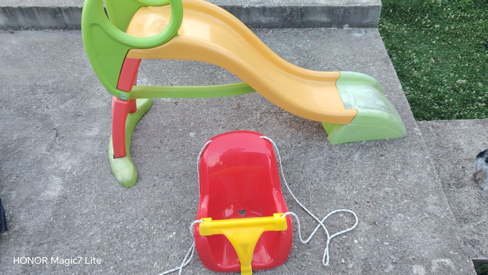 Leagăn+tobogan copii