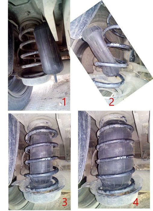 Pernele auxiliare Perne pe aer Mitsubishi outlander II