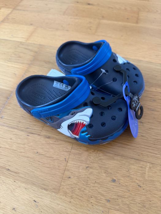 KIDS CROCS fun lab lights clogs 25-26 euro