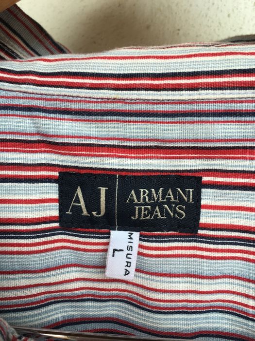 Ризка Armani jeans, Л, лен и памук, като нова