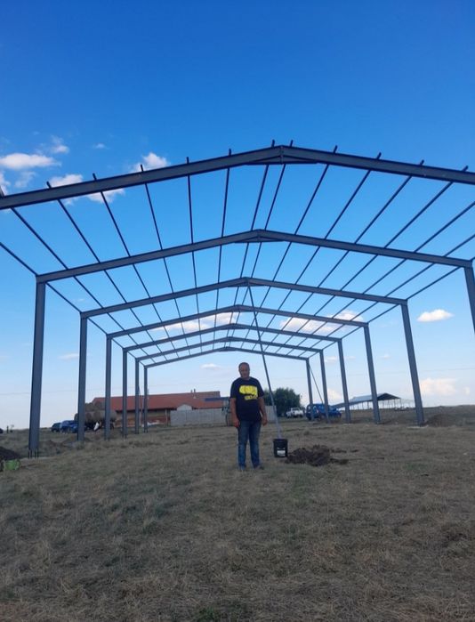 Vând hala metalica 8×15×4 din profil