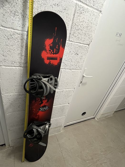 Placa snowboard 156 cm Black Planthers- serie 162 345910