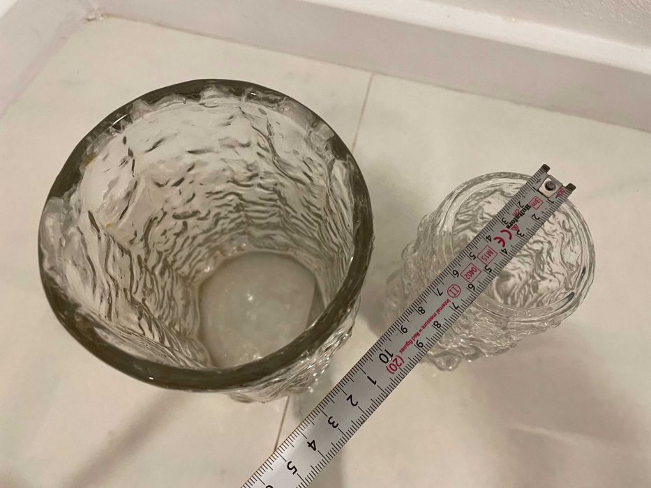 Geoffrey Baxter pentru Whitefriars  UK doua vaze britanice originale