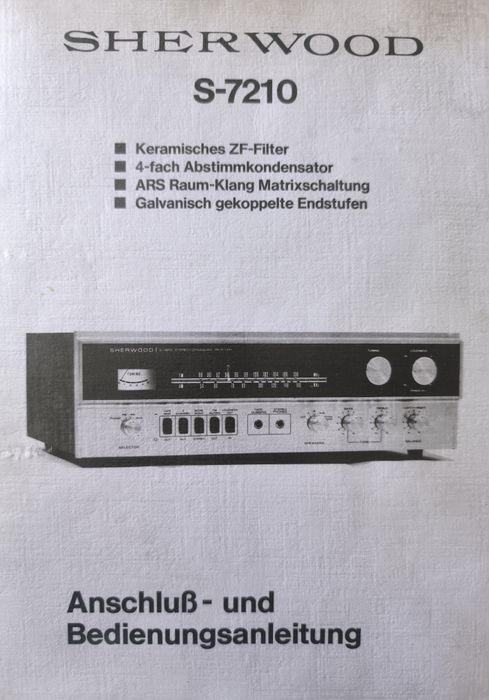 Стерео ресивър Sherwood S-7210
