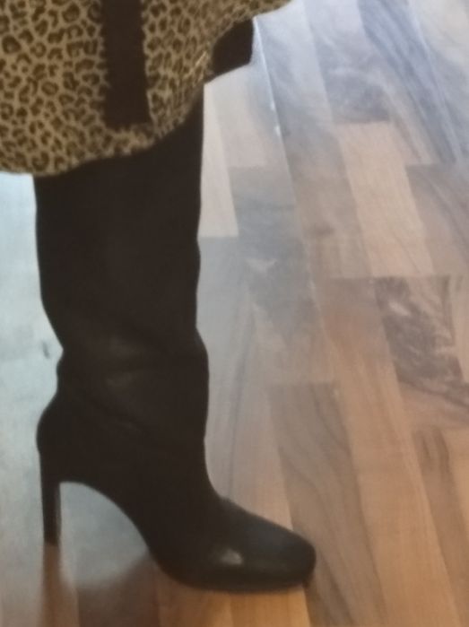 Кожанные сапоги .трубы 40 размер