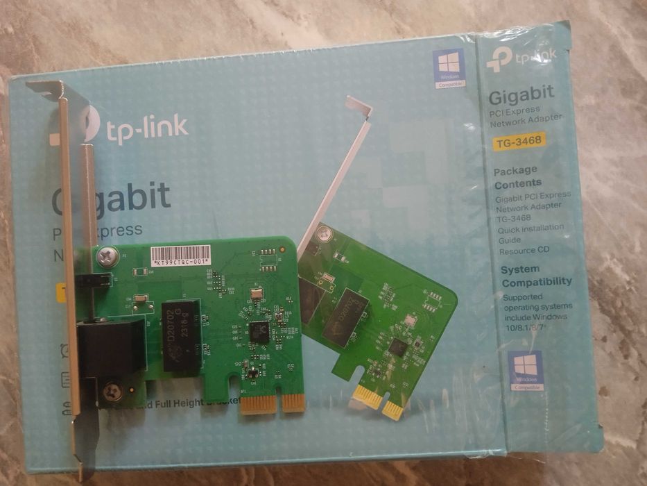 TP-LINK TG-3468 - Гигабитный сетевой адаптер PCI Express