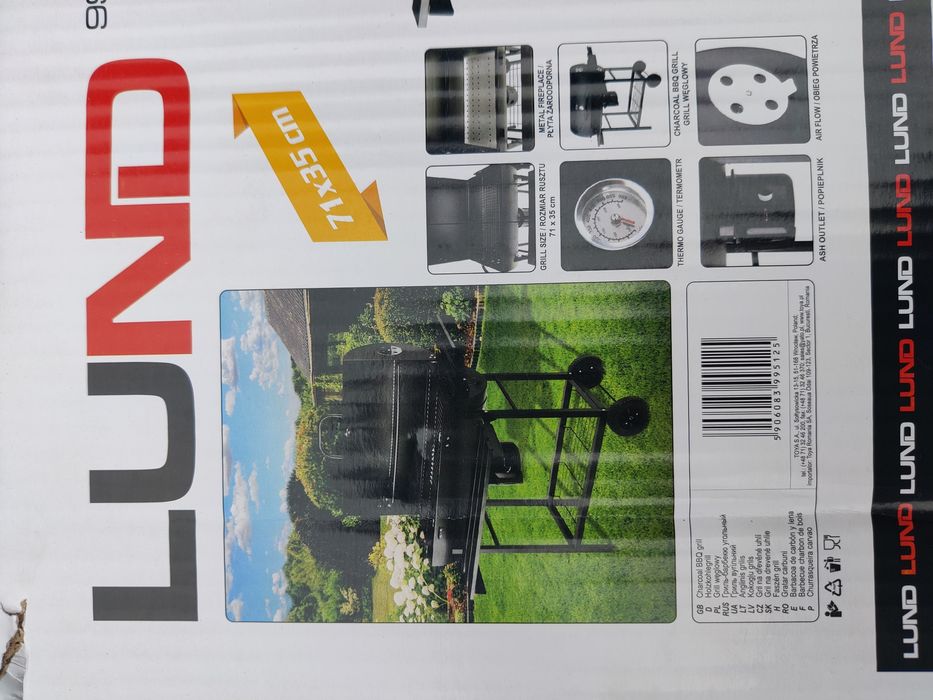 Grătar grădină NOU LUNDT  71*35