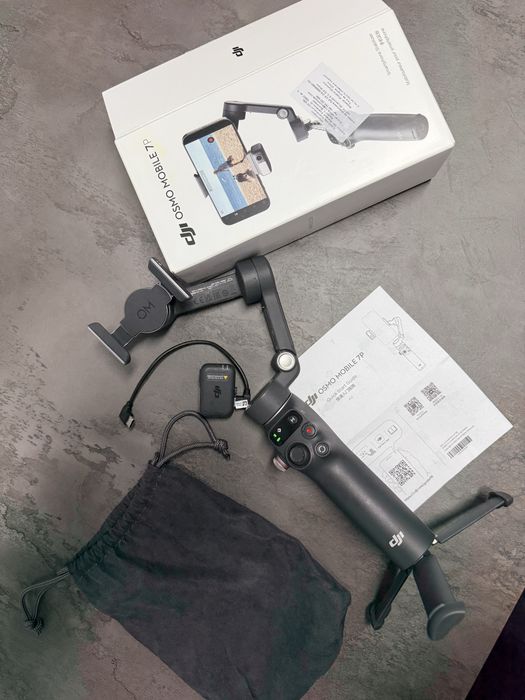 Gimbal / Sistem de stabilizare DJI Osmo Mobile 7P, Negru